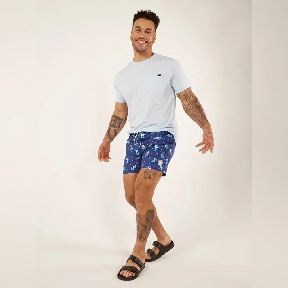 Chubbies ‘Triton of the Seas” Swim Trunks. 5.5” inseam. NWT!